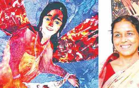 भाजीविक्रेती ते आंतरराष्ट्रीय कोलाज कलाकार