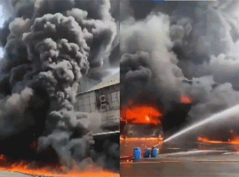 Navi Mumbai MIDC Fire : नवी मुंबईतील एमआयडीसीमध्ये भीषण आग!