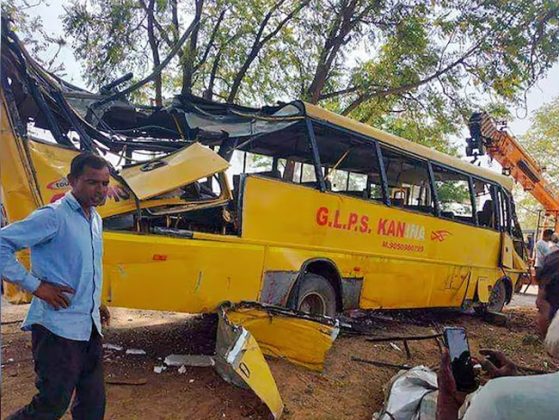 Haryana School Bus accident : धक्कादायक! हरियाणा स्कूल बस अपघातातील चालक होता नशेत धुंद
