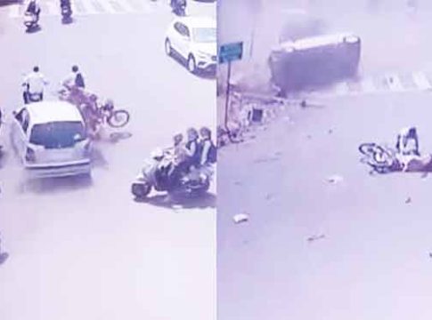 Kolhapur accident : कोल्हापुरात भीषण अपघात; तिघांना चिरडले, सहा गंभीर जखमी