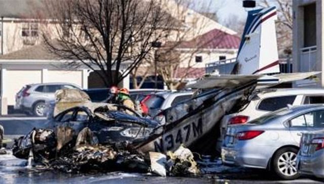 USA Plane Crash : धक्कादायक! अमेरिकेत पुन्हा विमान अपघात
