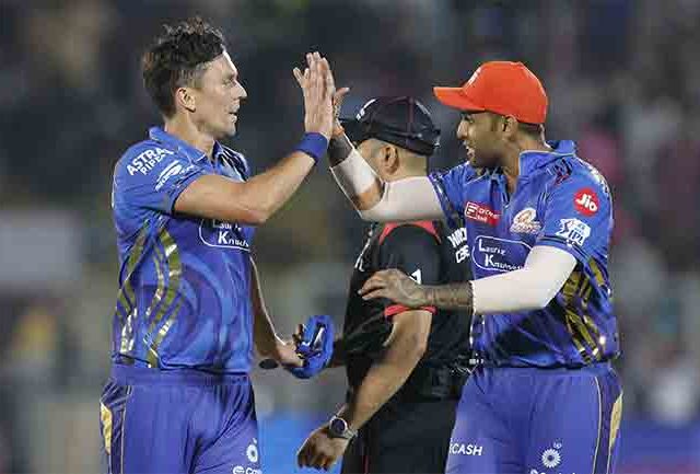 RR vs MI , IPL 2025: मुंबई इंडियन्सने ठोकला विजयी षटकार, राजस्थानचा १०० धावांनी पराभव