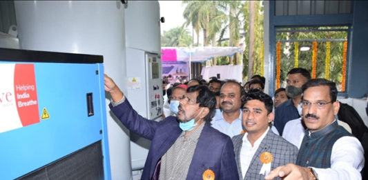 वसईत ऑक्सिजन प्रकल्पाचे उदघाटन