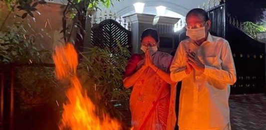 उपराष्ट्रपती नायडूंनी साजरा केला 'भोगी' सण