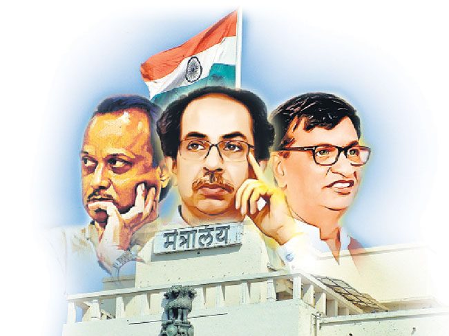 महाआघाडीत शिवसेना कुठे आहे?