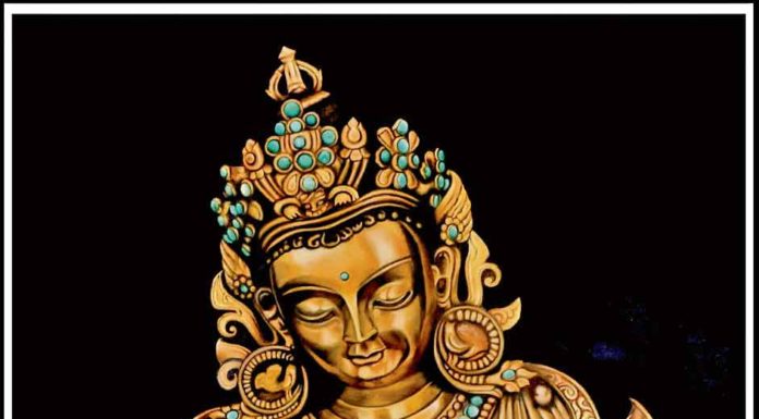 चित्रकार श्रुती गोएंका यांच्या कलाकृतीचे प्रदर्शन