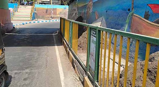 नवी मुंबई शहरात सुरक्षिततेसाठी लावलेल्या ग्रील्सना चोरीचे ग्रहण!