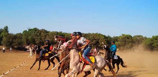 माथेरानमध्ये दोन दिवस अश्व शर्यतीचा थरार