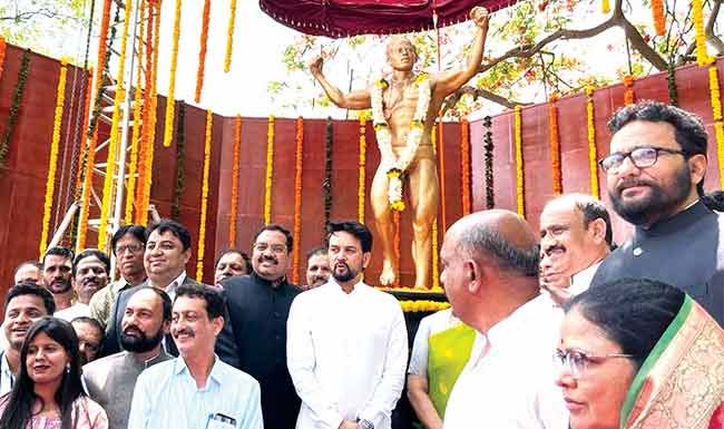 खाशाबा जाधव क्रीडा संकुलाचे अनुराग ठाकूर यांच्या हस्ते उद्घाटन