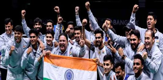थॉमस कप : भारताची १४ वेळा जिंकणाऱ्या इंडोनेशियावर मात