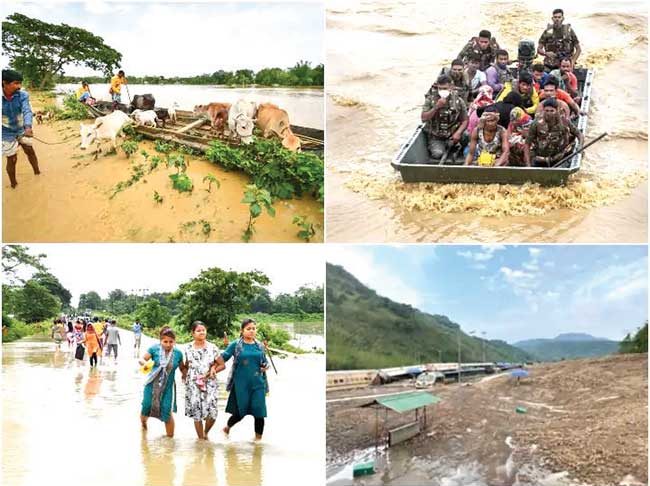 आसाममध्ये पावसाचा कहर