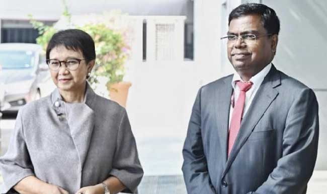 इंडोनेशियाच्या परराष्ट्र व्यवहार मंत्री भारतात दाखल