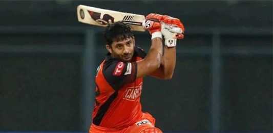 आयर्लंड विरुद्धच्या सामन्यांसाठी भारताकडून राहुल त्रिपाठी