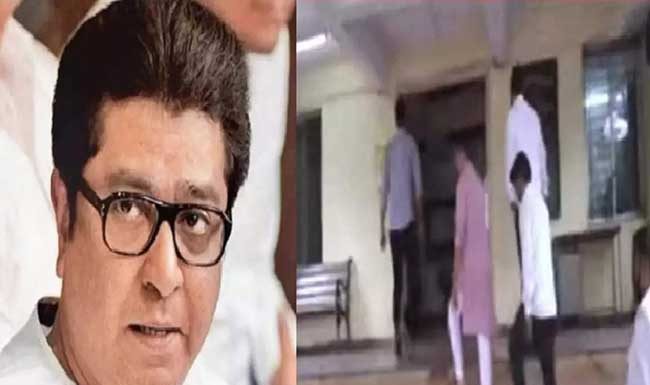 पत्रके वाटणारे मनसैनिक पोलिसांच्या ताब्यात