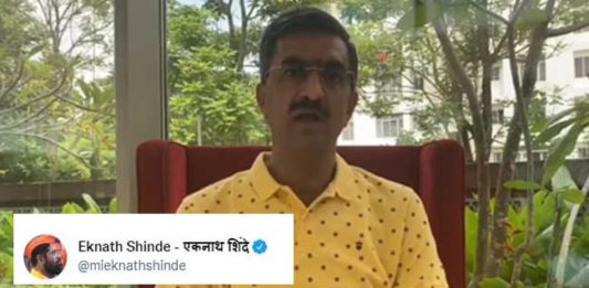 शंभूराजे देसाईंचा व्हिडीओ शिंदेंनी केला ट्वीट