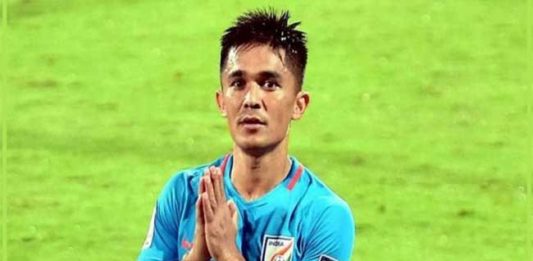 सर्वाधिक गोल करणारा छेत्री पाचवा खेळाडू