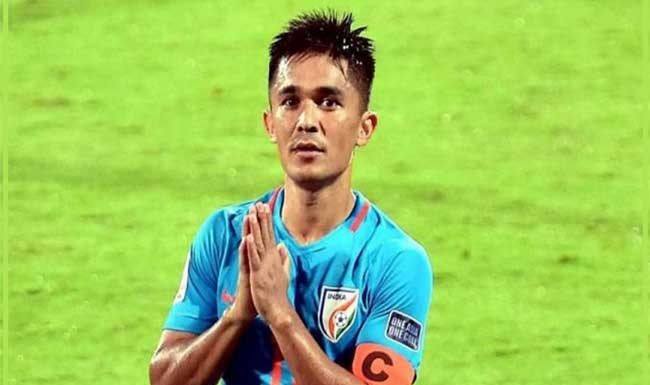 सर्वाधिक गोल करणारा छेत्री पाचवा खेळाडू