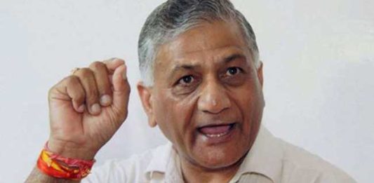 ईडी चौकशीमुळे काँग्रेस हैराण झालीय- व्ही.के. सिंग
