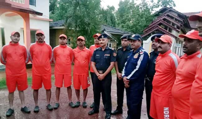सिंधुदुर्ग जिल्ह्यात एनडीआरएफ टीम दाखल