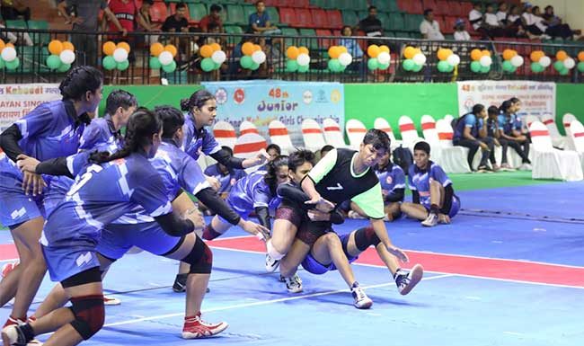 राष्ट्रीय कबड्डी स्पर्धेत बिहारसह महाराष्ट्राच्या मुलींची विजयी सलामी