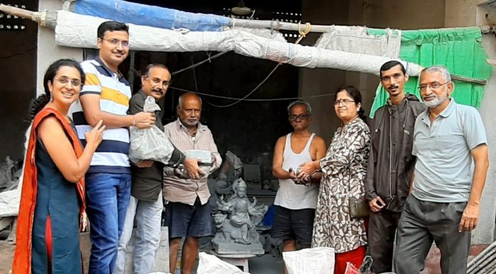 मूर्ती चालल्या परत मूर्तिकारांकडे; पनवेलमध्ये अनोखा उपक्रम