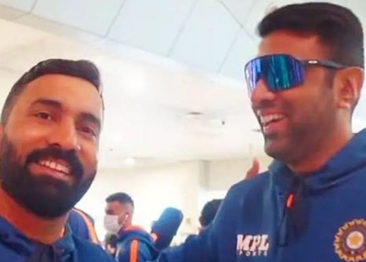 कार्तिकने मानले अश्विनचे आभार