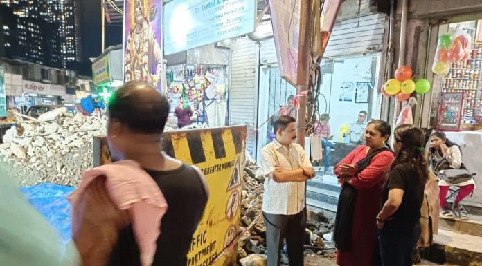 भांडूपमध्ये मोठी जलवाहिनी पुन्हा फुटली; मनसेचा महापालिकेला घेराव