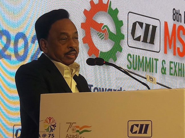 भारतात उत्पादन आणि निर्यात वाढवण्याची गरज : नारायण राणे