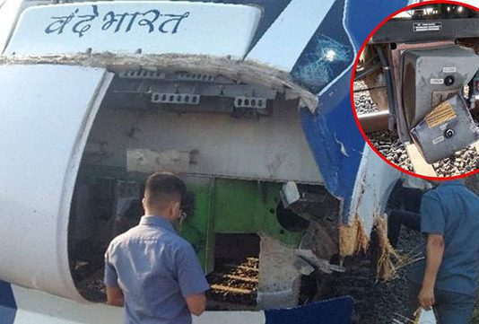 वंदे भारत’ एक्स्प्रेसला पुन्हा अपघात