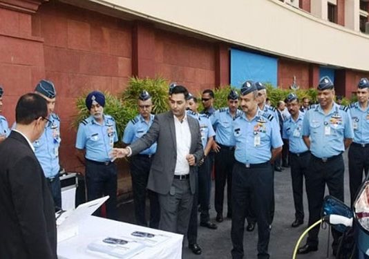 Indian Air Force : भारतीय हवाई दलात टाटा नेक्सॉनचा इलेक्ट्रिक वाहनांचा ताफा