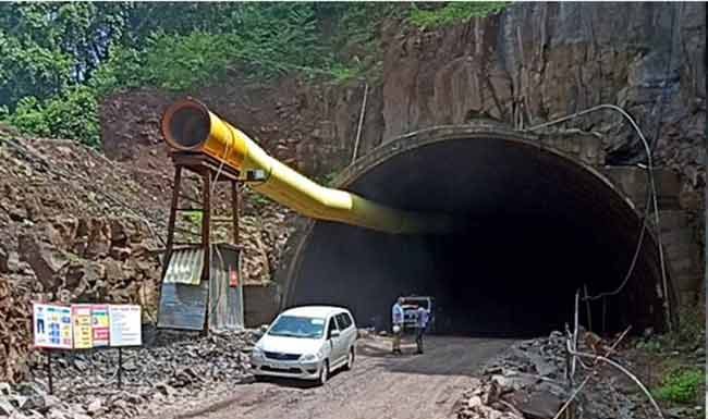 Mumbai Goa Highway : कशेडी बोगद्याला गळती
