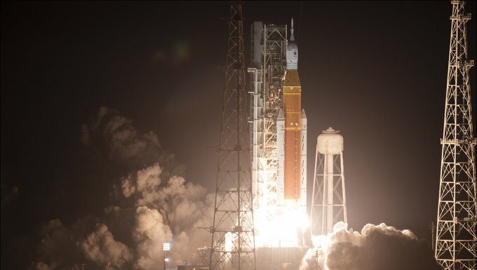 NASA Moon Mission : नासाचे मून मिशन ‘आर्टेमिस-१’ यशस्वीपणे लाँच