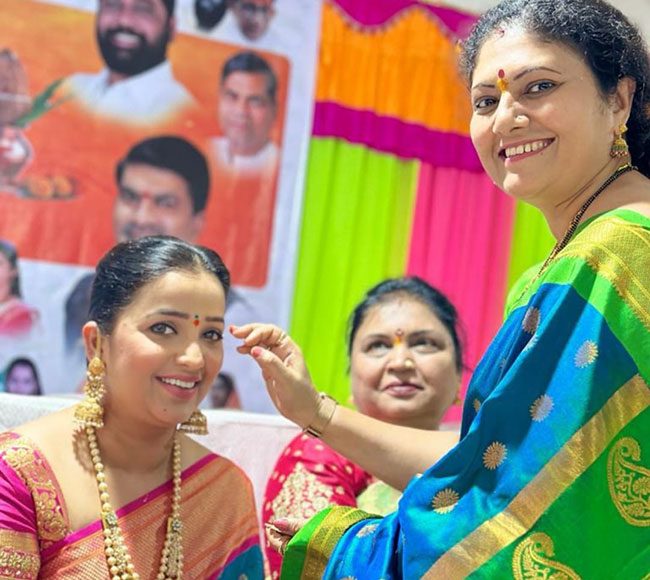'शेवंता' पोहोचली हळदी-कुंकु कार्यक्रमाला, दिला प्रेमळ सल्ला