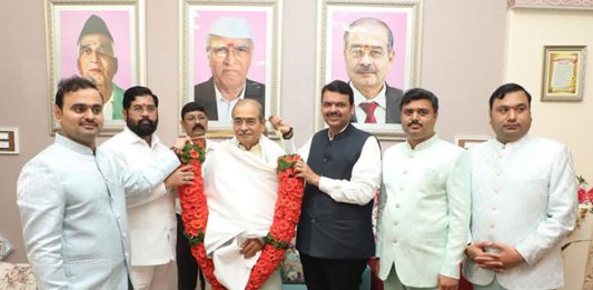 पद्मश्री आप्पासाहेब धर्माधिकारी यांना महाराष्ट्र भूषण पुरस्कार जाहीर