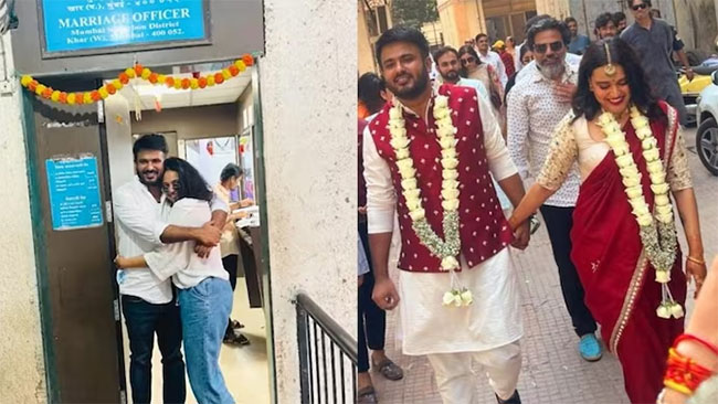 सपा नेत्यासोबत स्वरा भास्करने बांधली लग्नगाठ