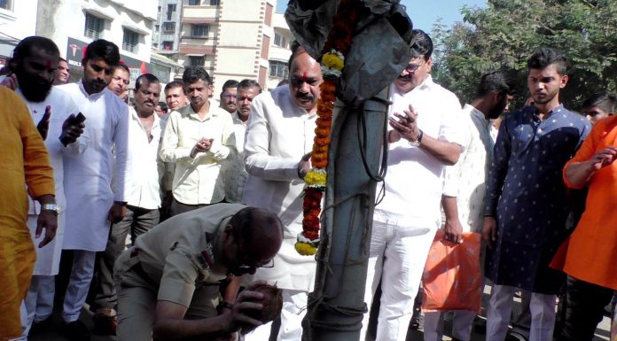 कामतघर येथे सीसीटीव्ही कॅमेरांचे लोकार्पण