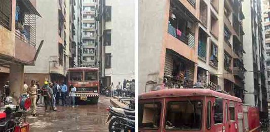 कुर्ल्यात इमारतीला भीषण आग, एका महिलेचा मृत्यू