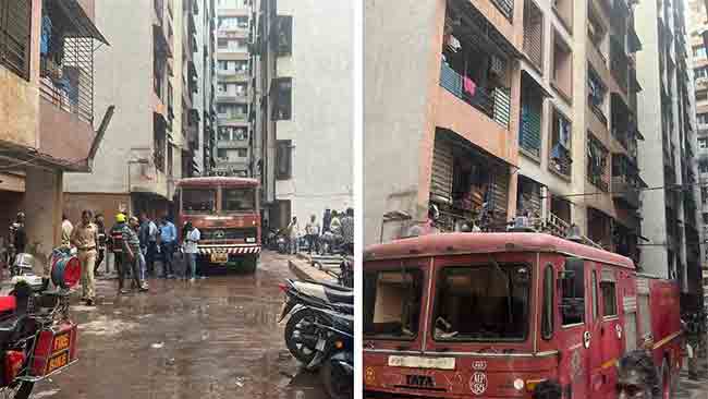 कुर्ल्यात इमारतीला भीषण आग, एका महिलेचा मृत्यू