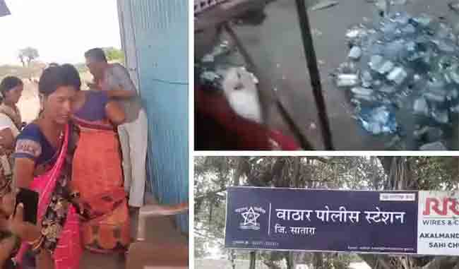 दारुविक्रेत्याला महिलांनी चोपले!