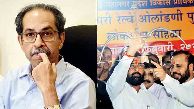 ठाकरेंच्या देव्हाऱ्यातील ‘तो’ धनुष्यबाण शिंदेंनीच गिफ्ट दिलेला!