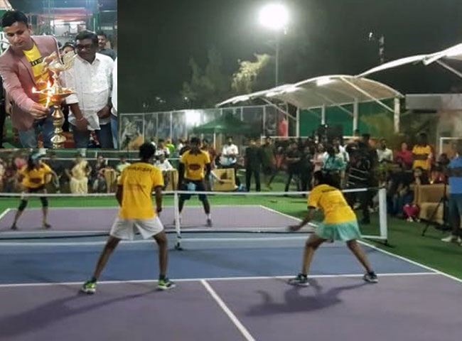 आशियातल्या सर्वात मोठ्या पिकल बॉल स्टेडियमचे अभिनेते भाऊ कदम यांच्या हस्ते उद्घाटन