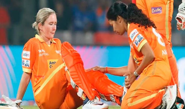 दुखापतीमुळे गुजरातची कर्णधार बेथ मुनी डब्ल्यूपीएलबाहेर