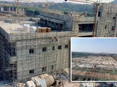 ‘मेट्रो मार्ग २ ब’च्या मंडाळे कारडेपोचे काम ६४ टक्के पूर्ण