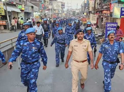 छत्रपती संभाजीनगरमध्ये रॅपिड ॲक्शन फोर्स, पोलीस बंदोबस्त आणखी कडक