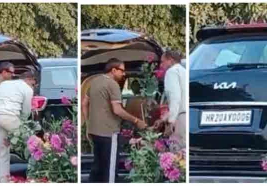 कारमधून रस्त्यावरच्या कुंड्यांची चोरी करणारा अटकेत