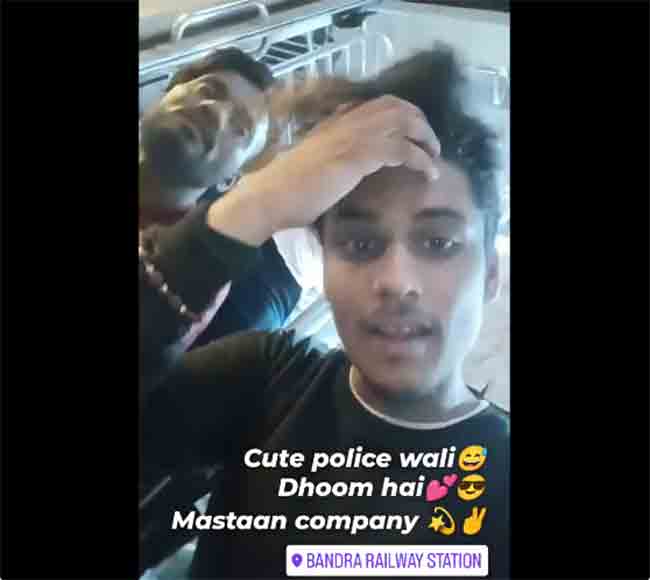 महिला पोलिसांची छेड काढणारा व्हिडीओ व्हायरल