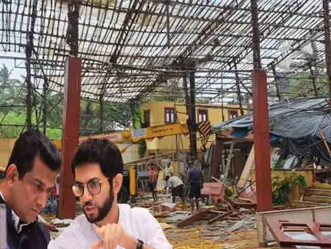 आदित्य ठाकरे, अस्लम शेख यांच्या अवैध बांधकामांवर बीएमसीचा हातोडा