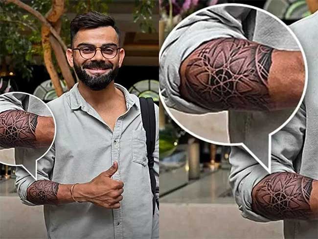 विराट कोहलीचा नव्या टॅटूत दडलंय काय?