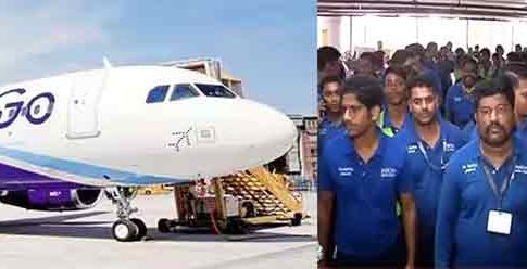 इंडिगो एअरलाईन्सच्या कामगारांचे काम बंद आंदोलन