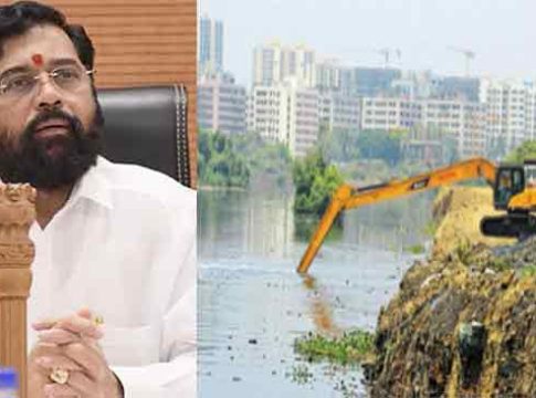 वांद्रे परिसरात मुख्यमंत्र्यांकडून नालेसफाईची पाहणी
